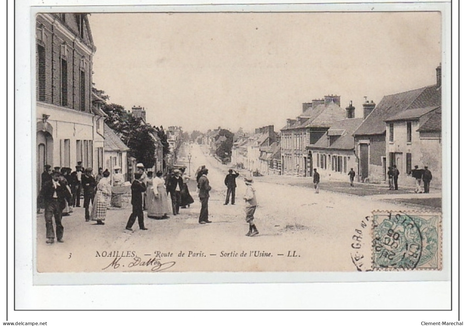 NOAILLES - Route De Paris - Sortie De L'usine - Très Bon état - Noailles