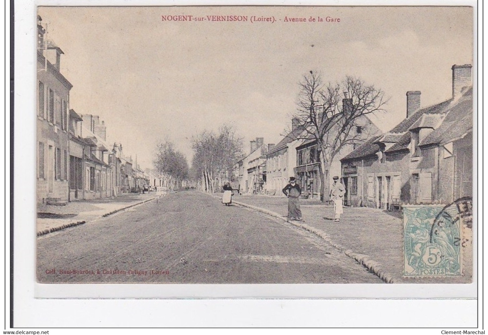NOGENT-sur-VERNISSON : Avenue De La Gare - Tres Bon Etat - Other & Unclassified