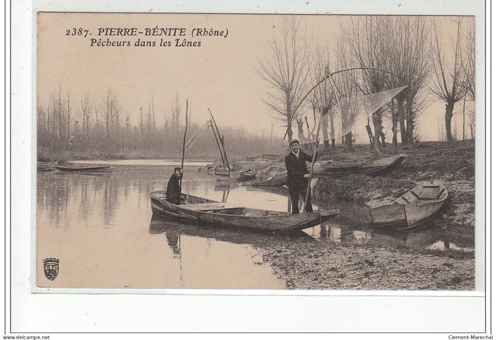 PIERRE BENITE - Pêcheurs Dans Les Lônes - Très Bon état - Pierre Benite