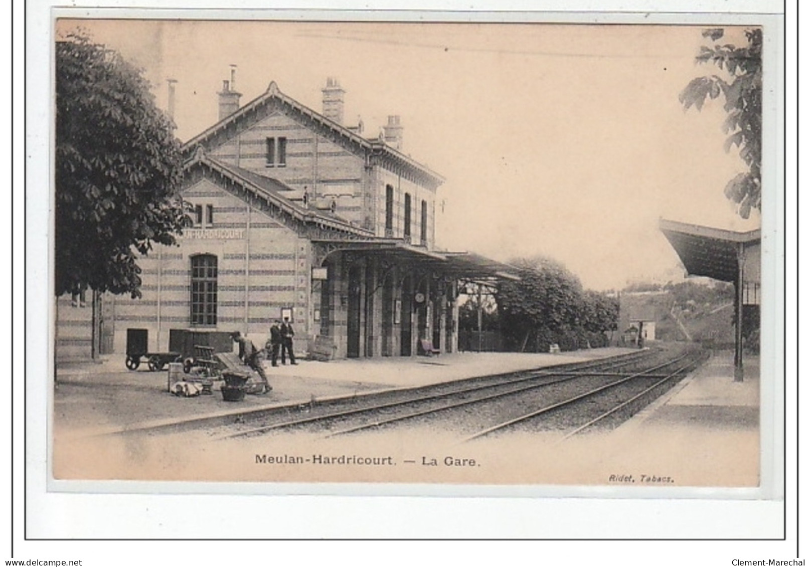 MEULAN - HARDRICOURT - La Gare - Très Bon état - Meulan