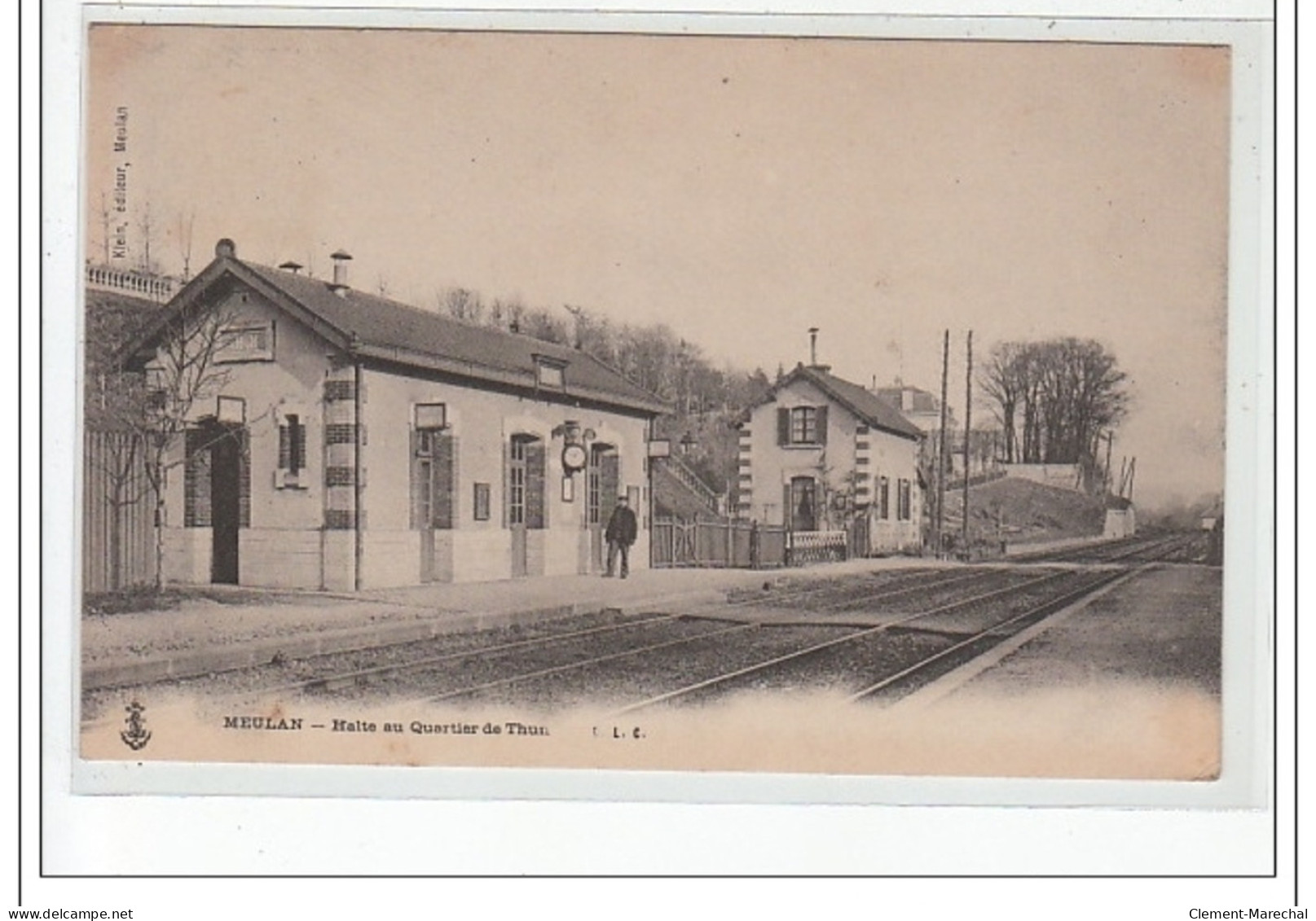 MEULAN - Halte Au Quartier De Thun - GARE - Très Bon état - Meulan