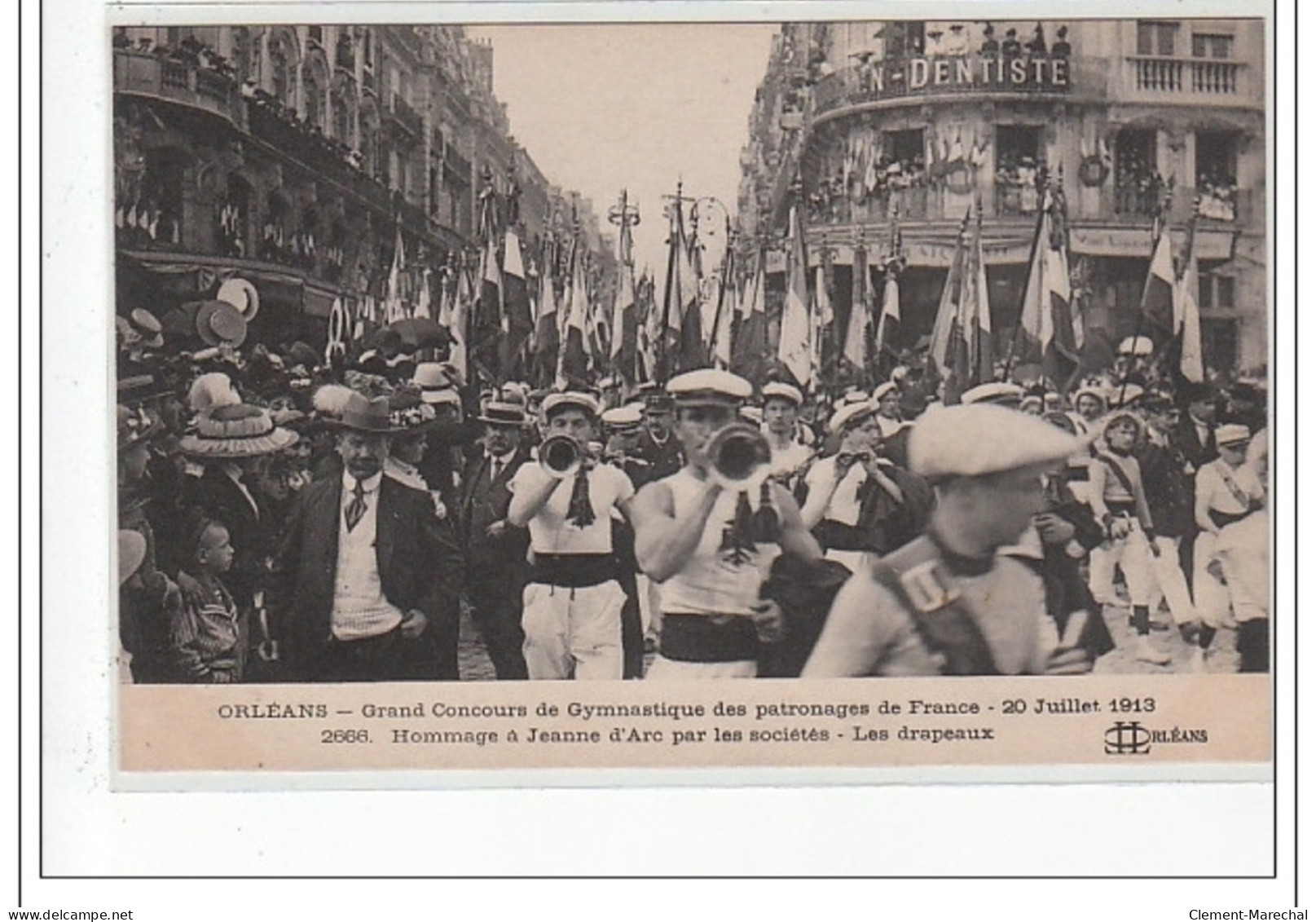 ORLEANS - Grand Concours De Gymnastique Des Patronages De France 1913 - Hommage Jeanne D'Arc - Très Bon état - Orleans