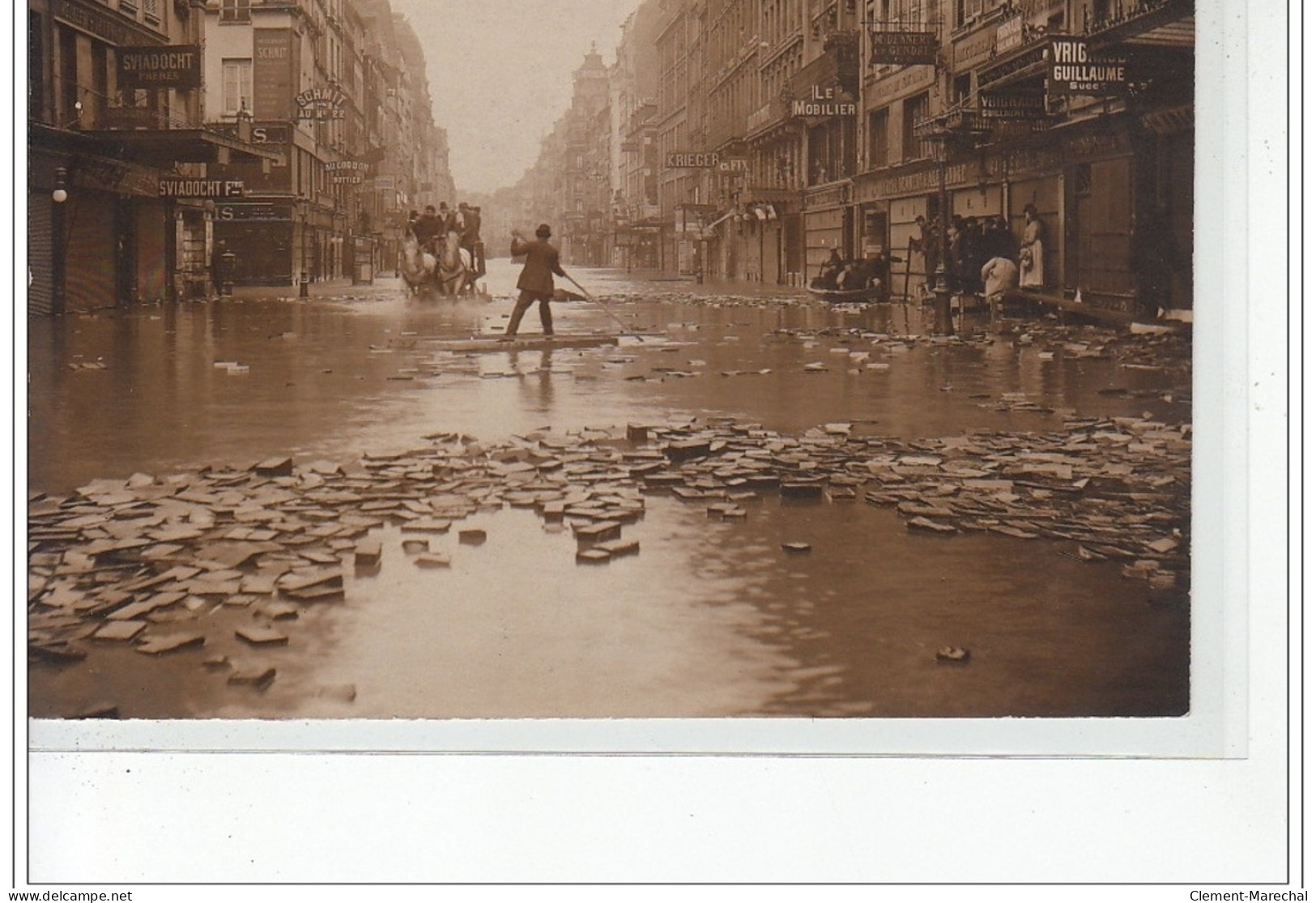 PARIS - Inondations 1910 - Carte Photo - Très Bon état - Paris Flood, 1910