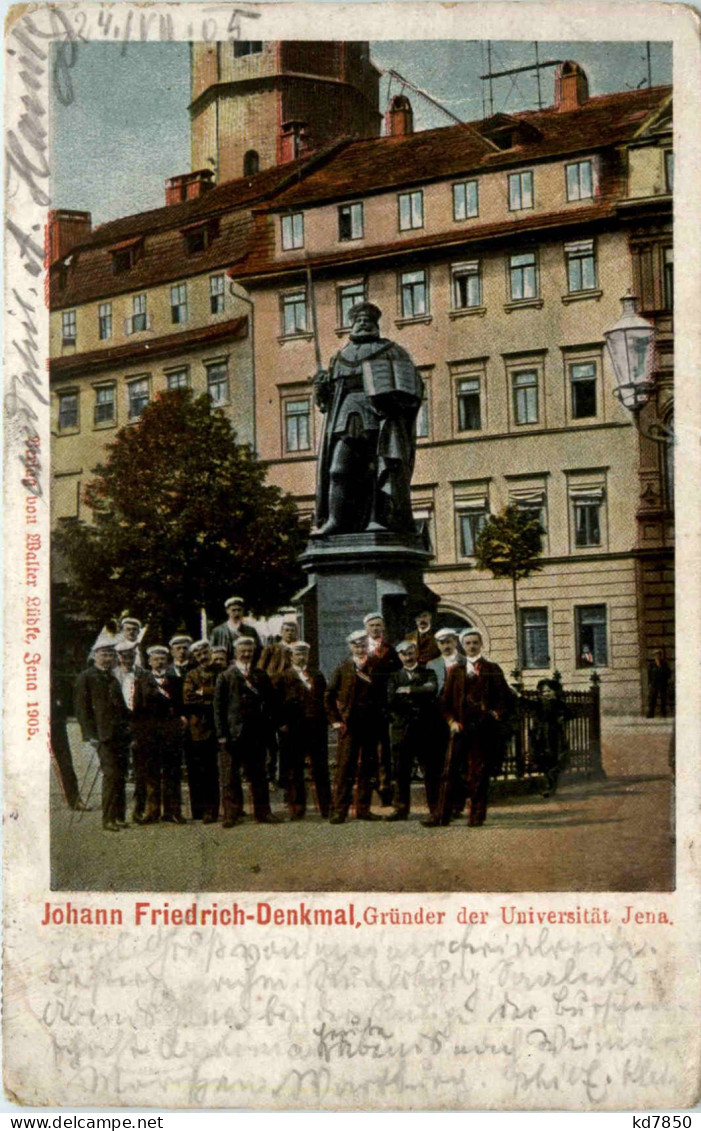 Jena, Johann Friedrich-Denkmal, Gründer Der Universität Jena - Jena