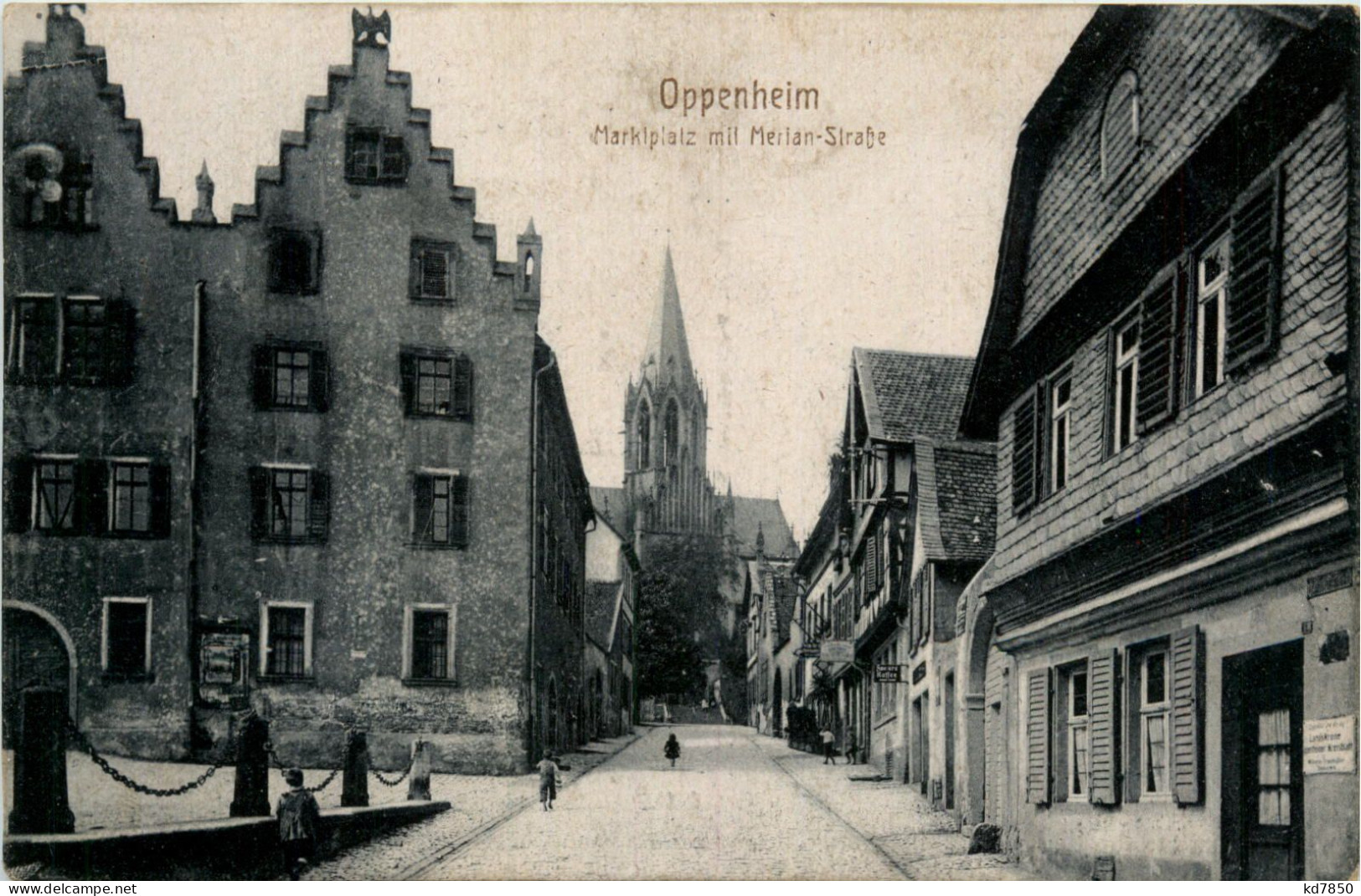 Oppenheim, Marktplatz Mit Merlan-Strasse - Otros & Sin Clasificación