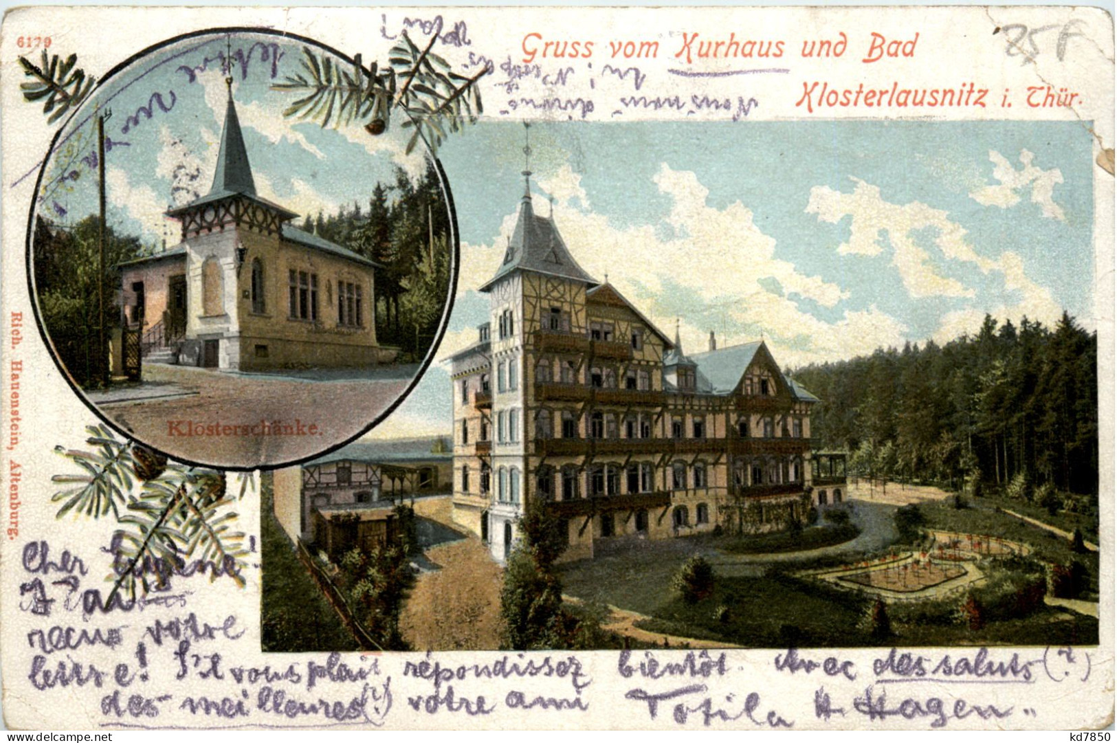 Bad Klosterlausnitz, Grüsse Vom Kurhaus - Bad Klosterlausnitz