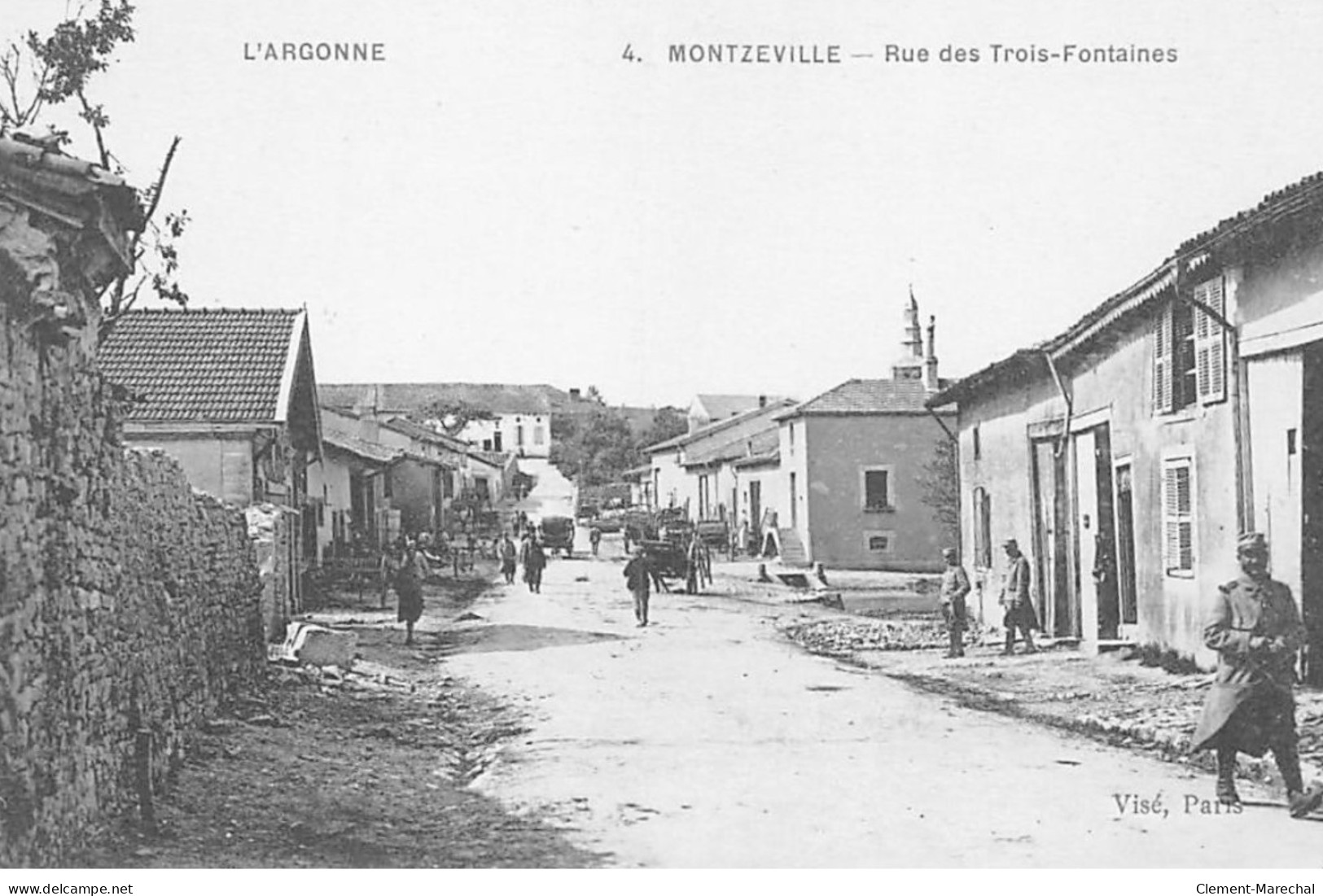 MONTZEVILLE : Rue Des Trois-fontaines - Tres Bon Etat - Other & Unclassified