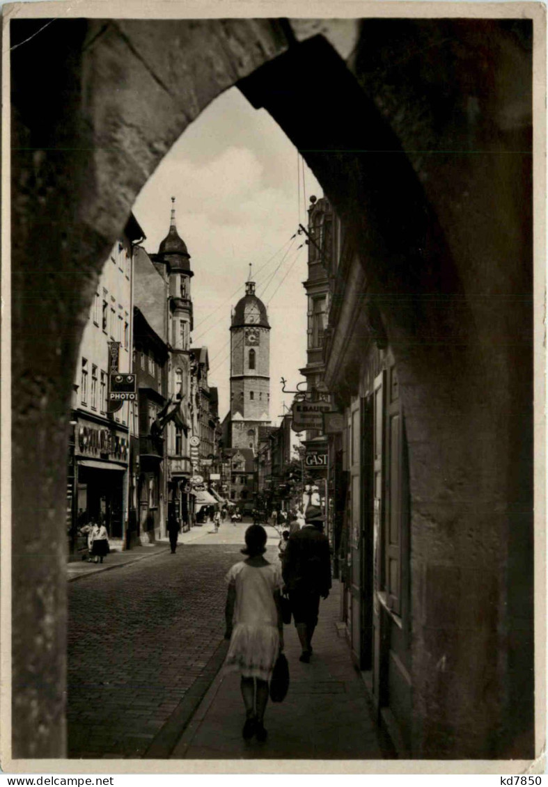 Jena, Johannistor, Durchblick Nach Der Johannisstrasse - Jena