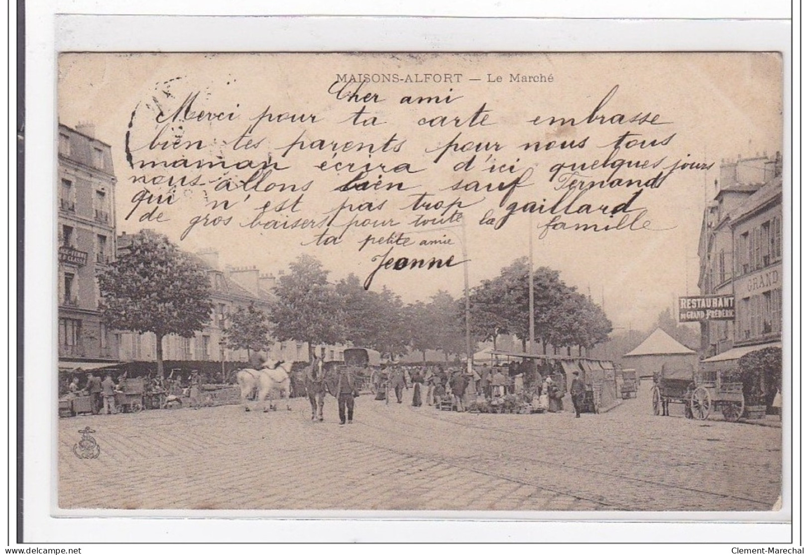 MAISON-ALFORT : Le Marché - Tres Bon Etat - Maisons Alfort