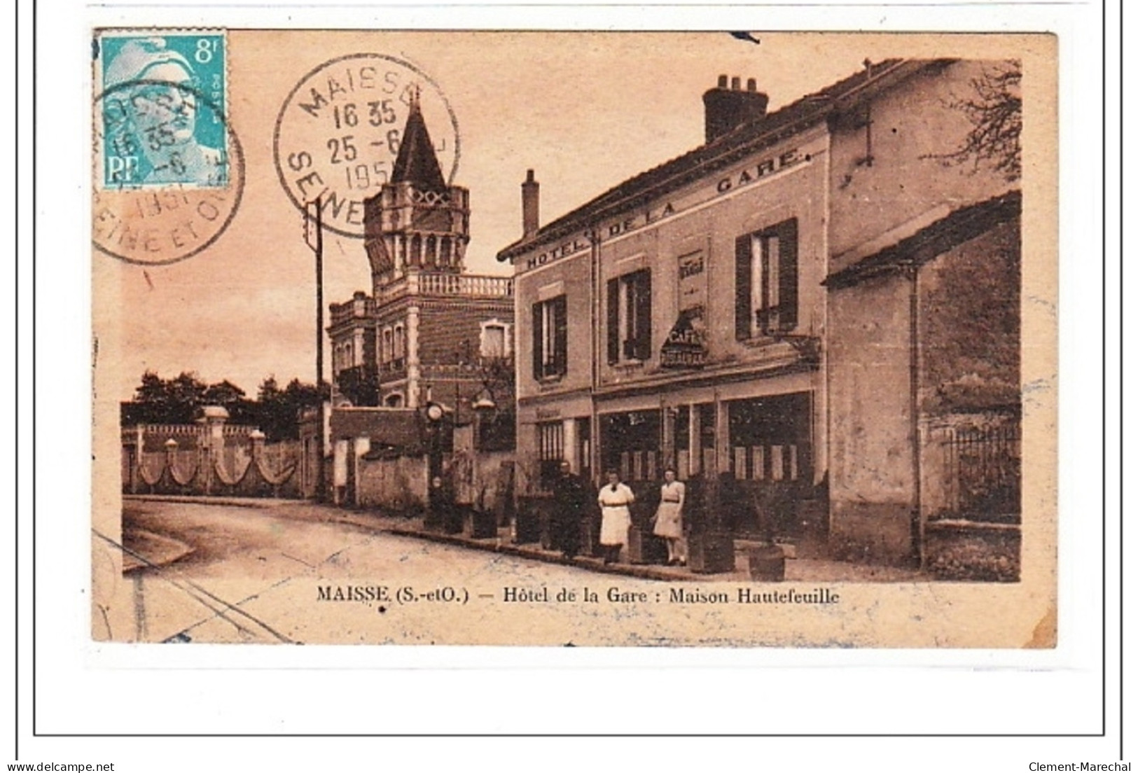 MAISSE : Hotel De La Gare : Maison Hautefeuille - Tres Bon Etat - Other & Unclassified