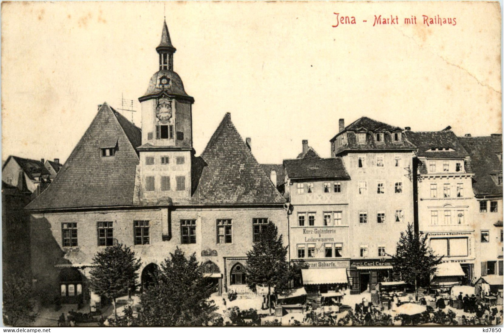 Jena, Markt Mit Rathaus - Jena
