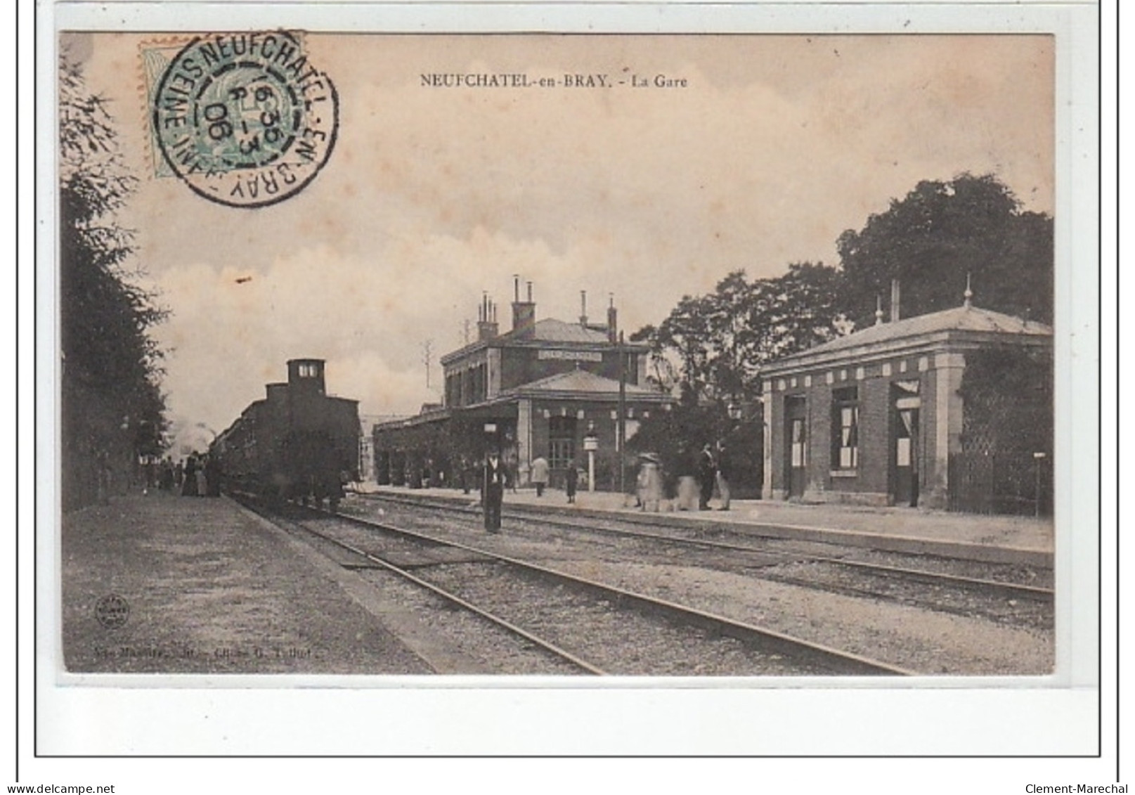 NEUFCHATEL EN BRAYE - La Gare - Très Bon état - Neufchâtel En Bray