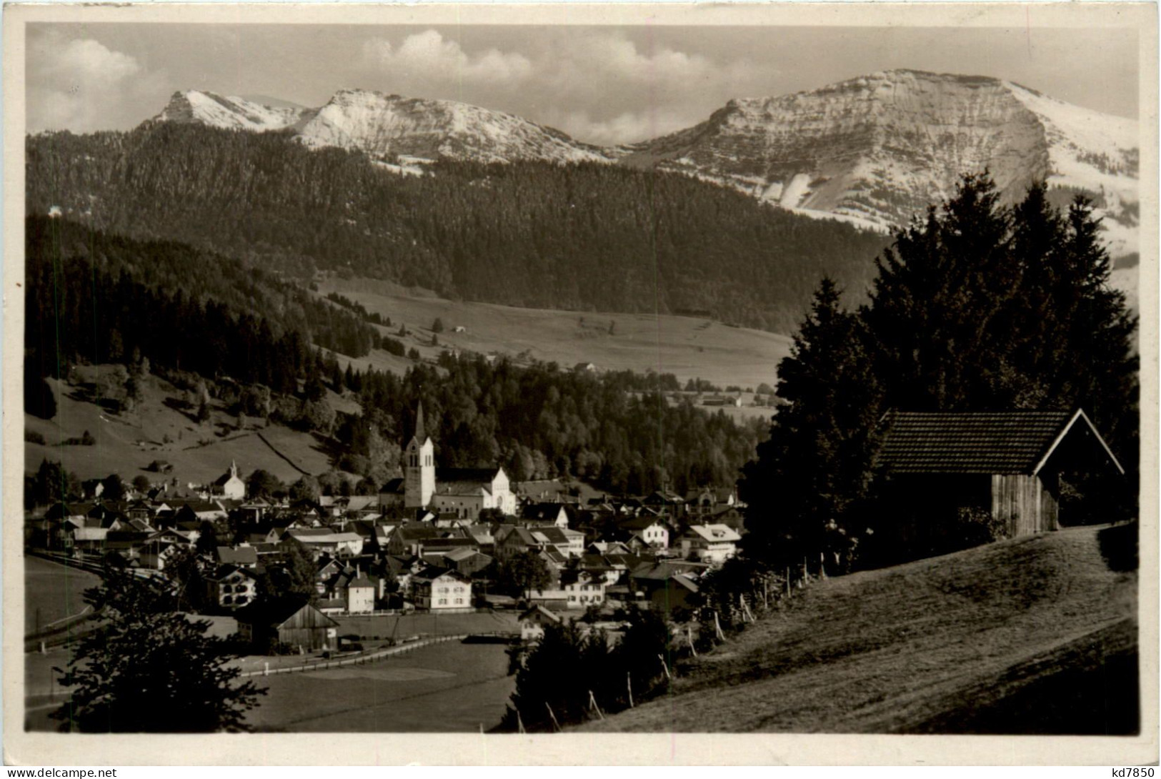 Oberstaufen, Allgäu, Mit Rindalphorn Und Hochgrat - Oberstaufen