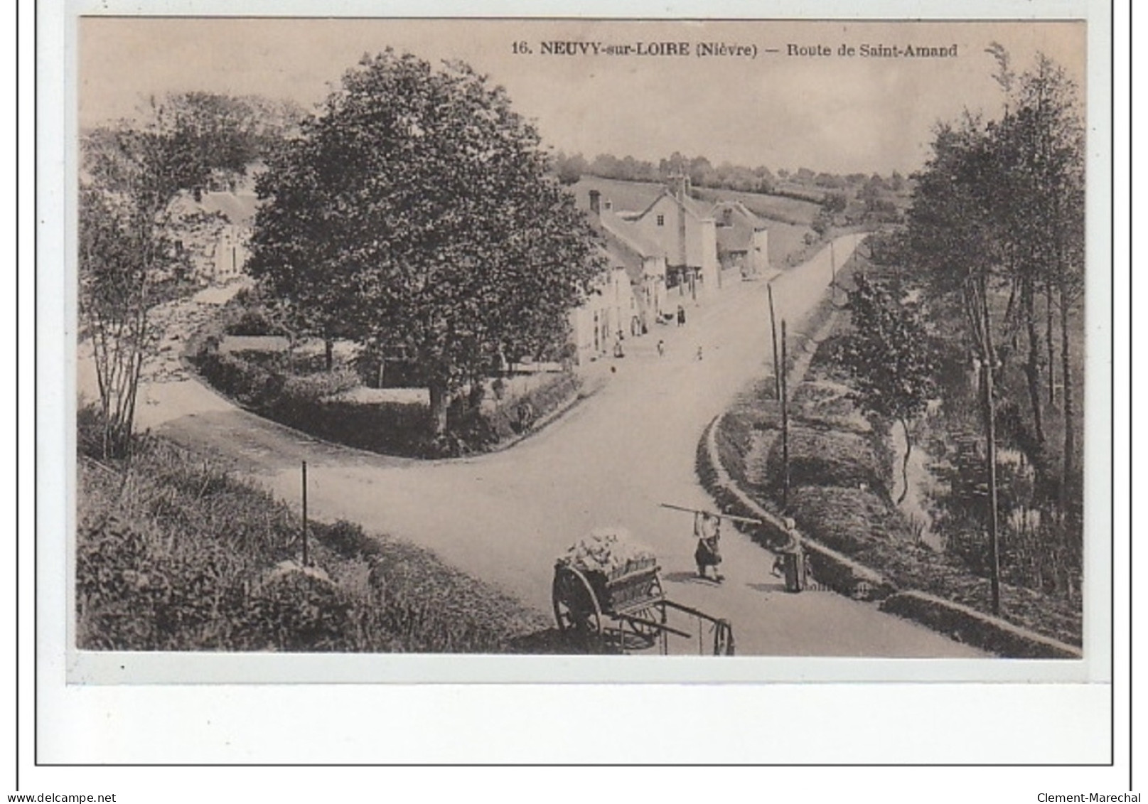 NEUVY SUR LOIRE - Route De Saint Amand - Très Bon état - Otros & Sin Clasificación