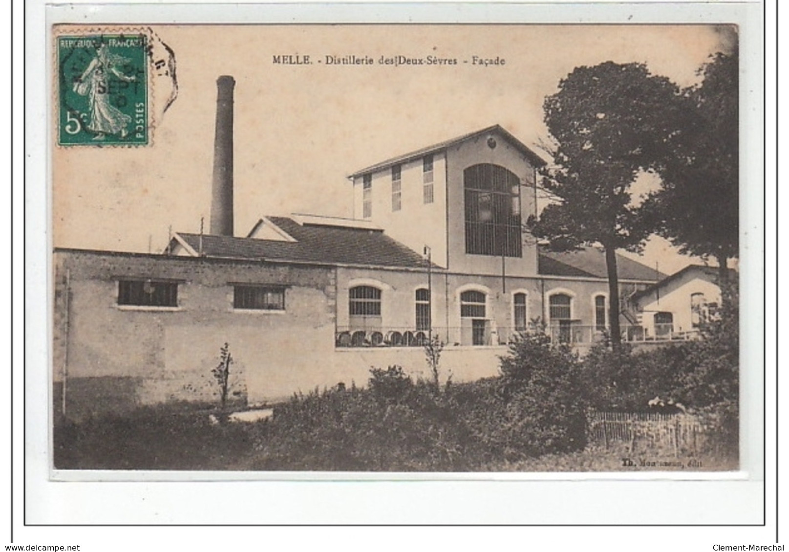 MELLE - Distillerie Des Deux-Sèvres - Façade - Très Bon état - Melle