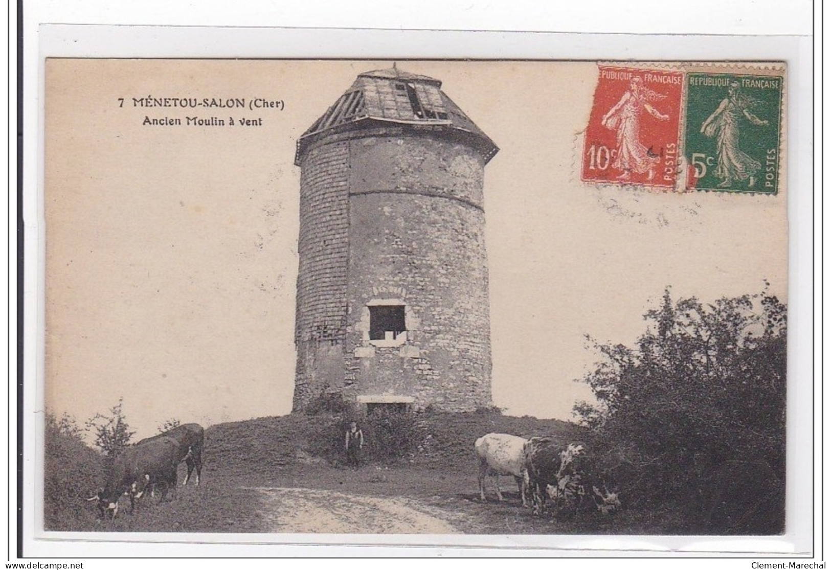 MENETOU-SALON : Ancien Moulin A Vent - Tres Bon Etat - Autres & Non Classés