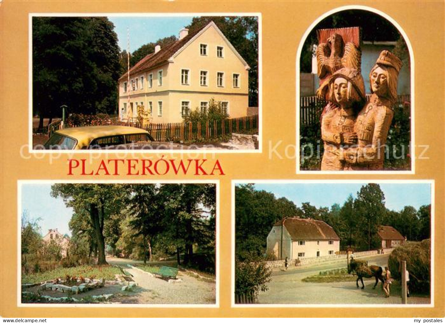 73631961 Platerowka Dorfmotive Denkmal Skulptur Park  - Poland