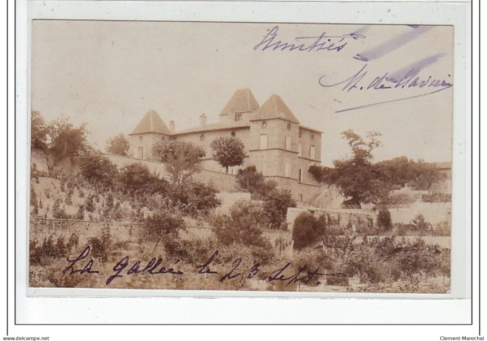 MILLERY - CARTE PHOTO - Château - Très Bon état - Autres & Non Classés