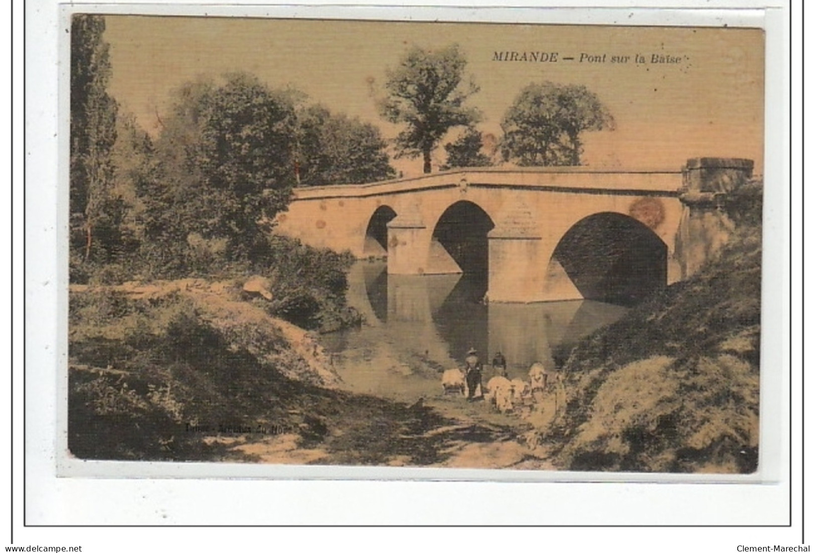 MIRANDE : Pont Sur La Baise - Tres Bon état - Mirande