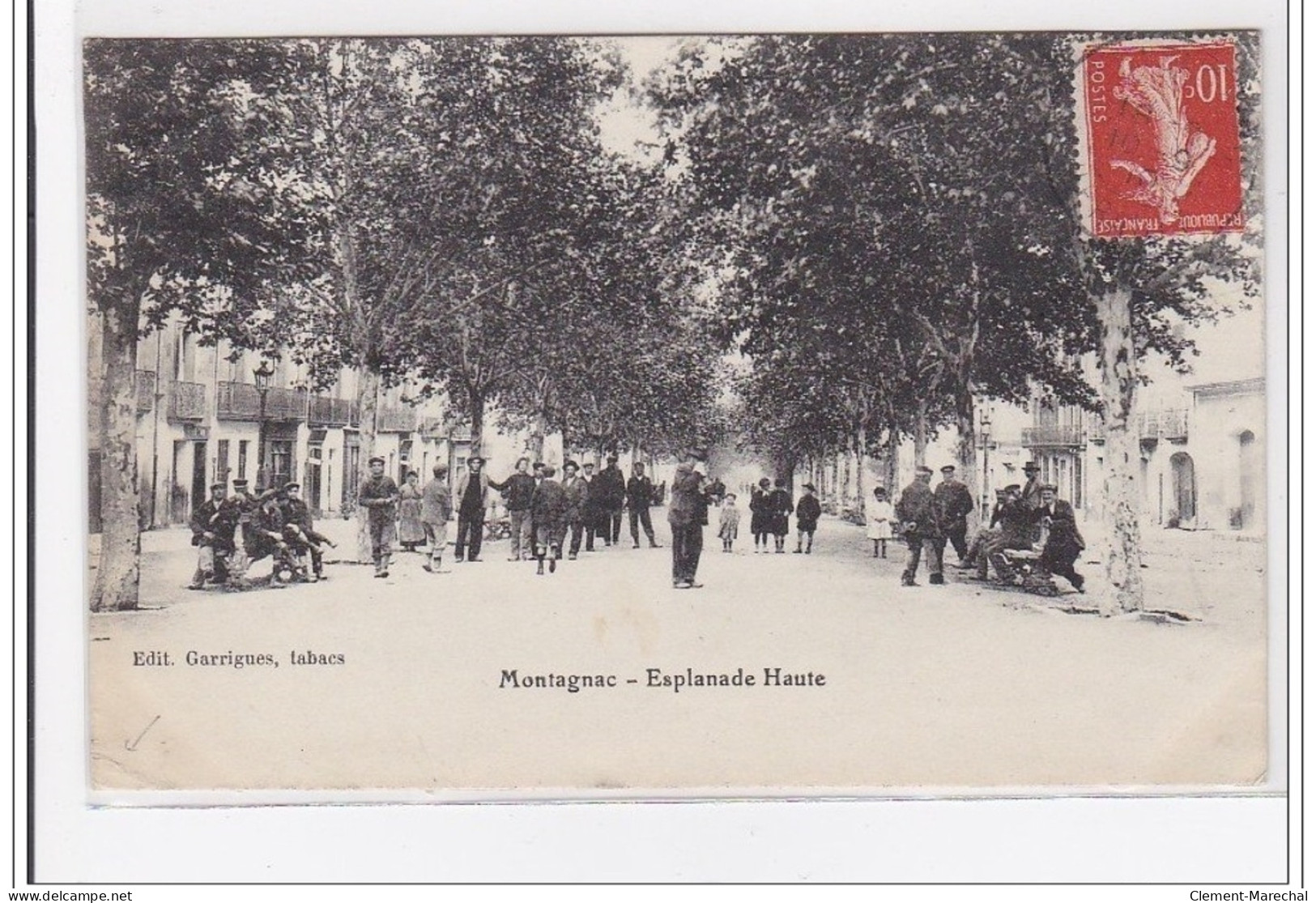 MONTAGNAC : Esplanade Haute - Etat - Montagnac