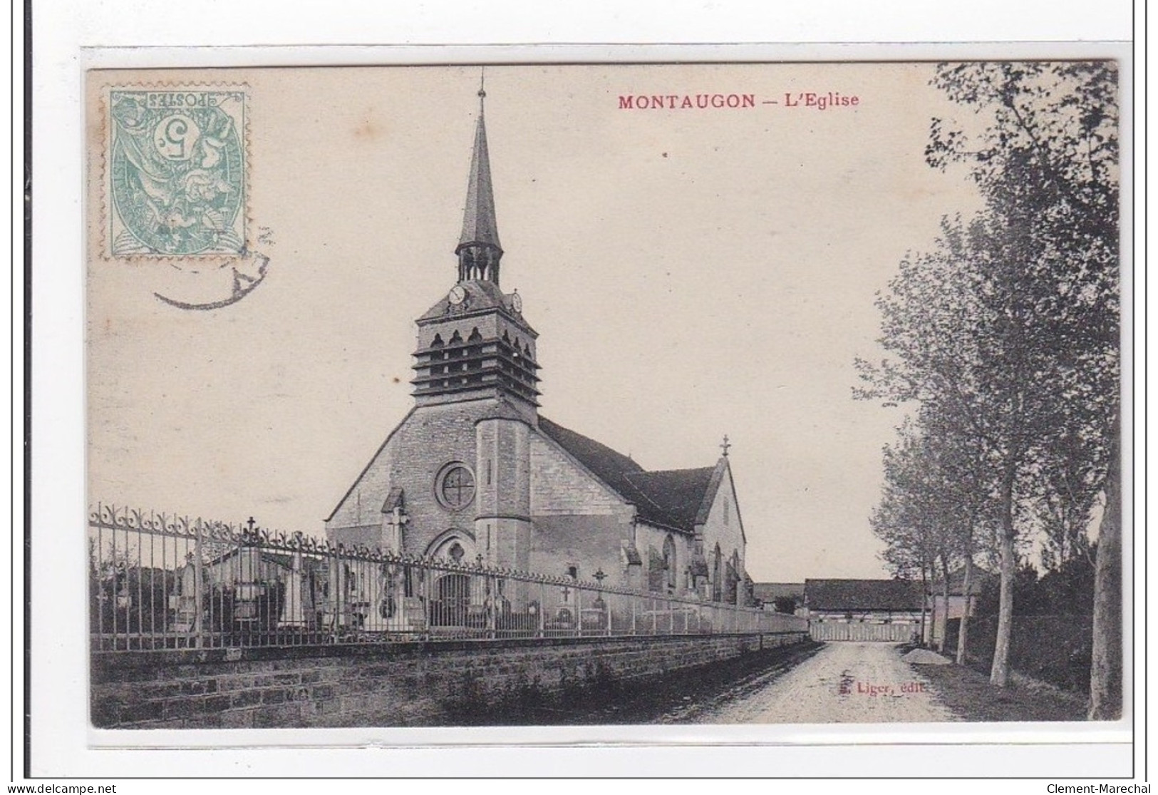 MONTAUGON : L'eglise - Tres Bon Etat - Other & Unclassified