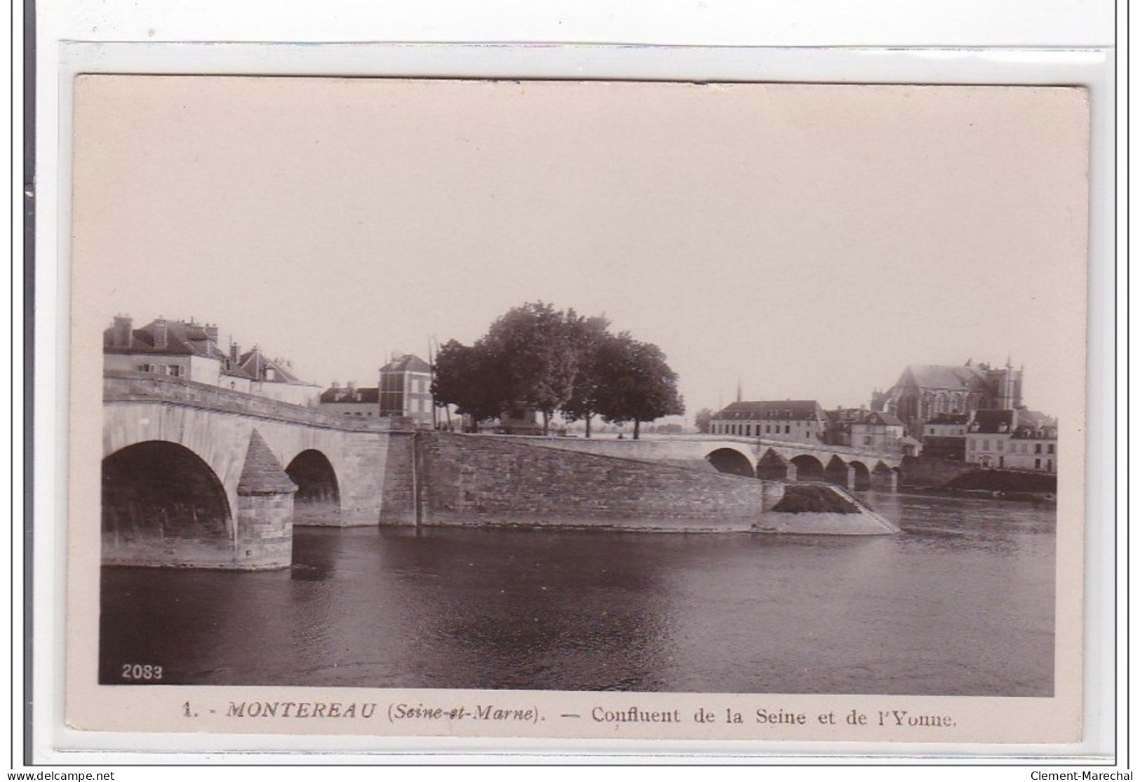 MONTEREAU : Confluent De La Seine Et De L'yonne - Tres Bon Etat - Montereau