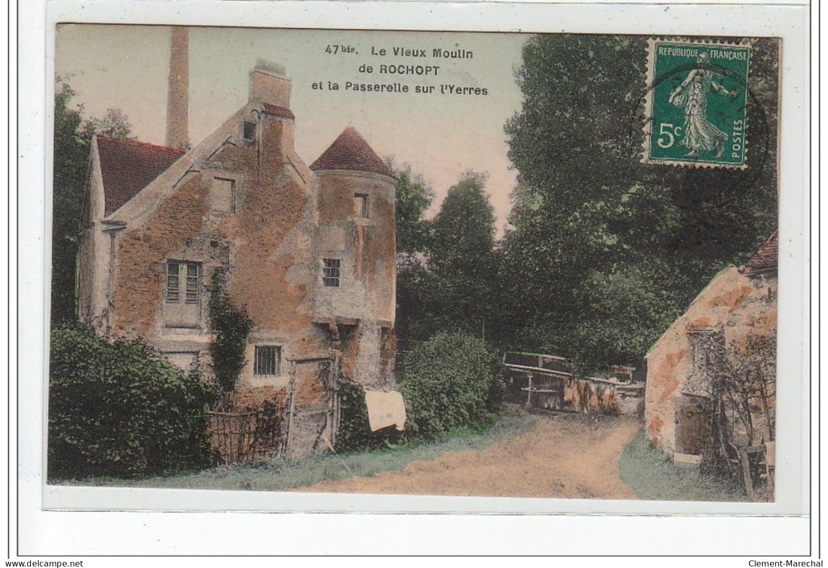 Le Vieux Moulin De ROCHOPT Et La Passerelle Sur L'Yerres - Très Bon état - Autres & Non Classés