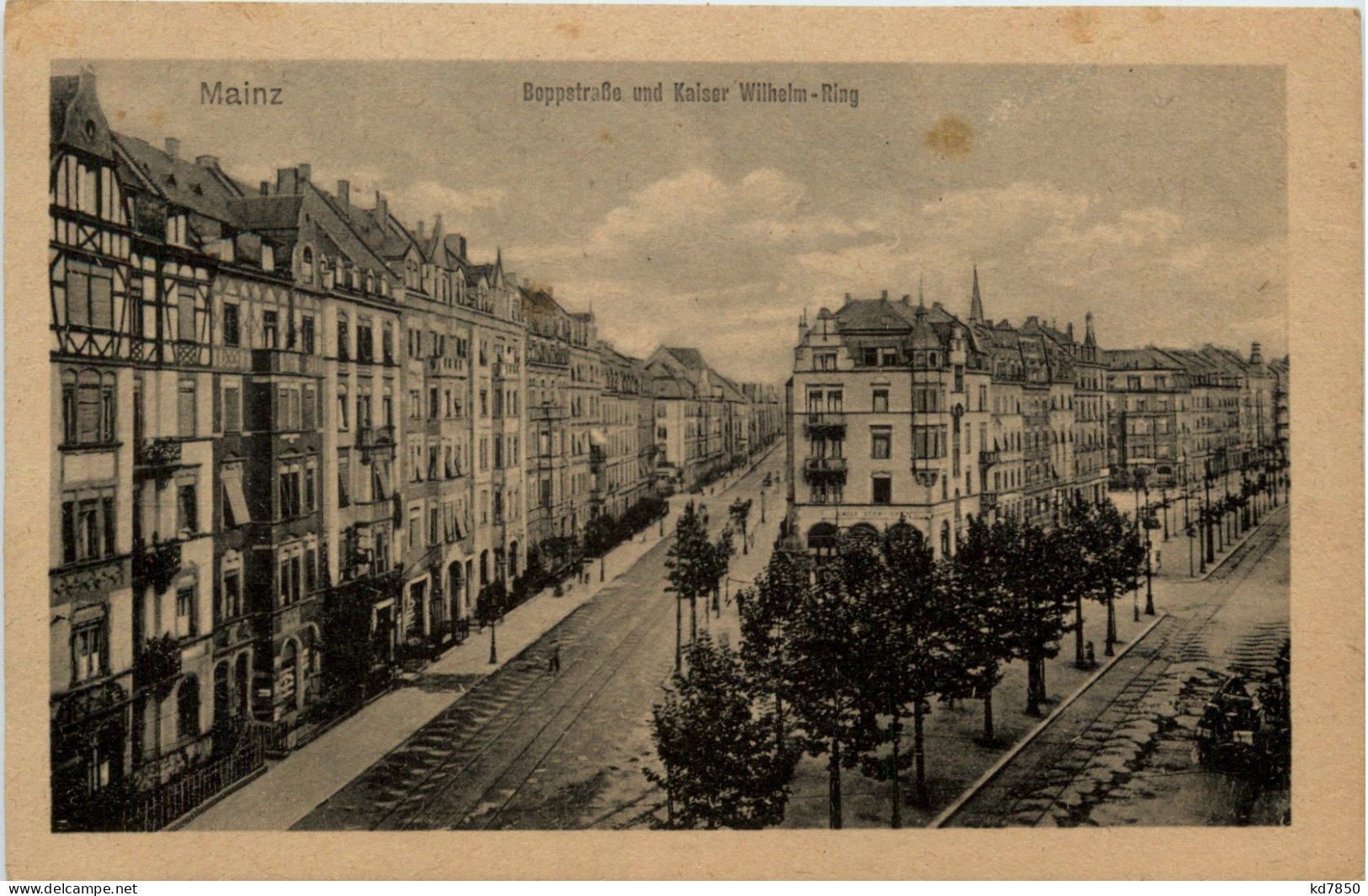 Mainz, Boppstrasse Und Kaiser Wilhelm-Ring - Mainz