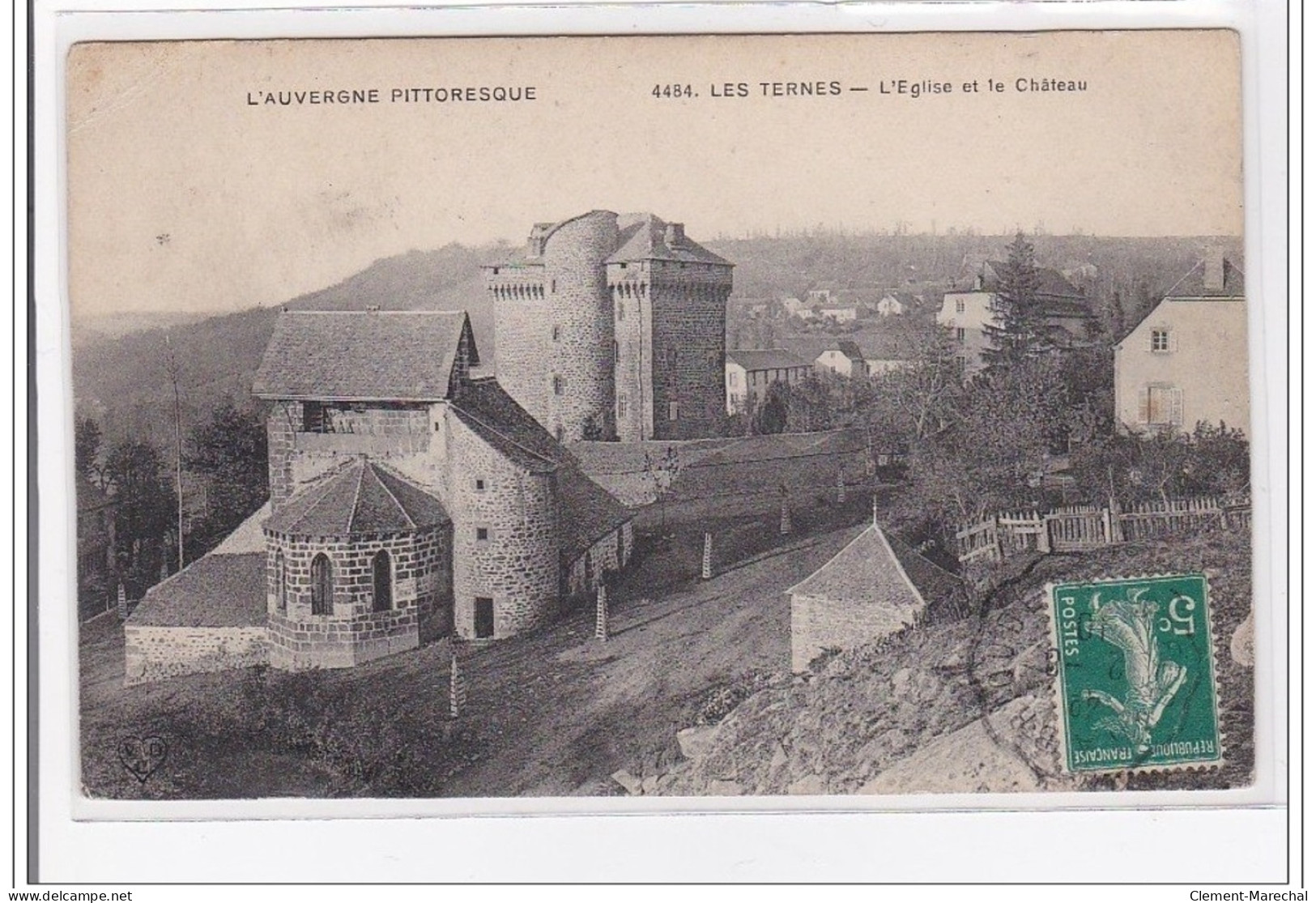 LES TERNES : L'eglise Et Le Chateau - Tres Bon Etat - Andere & Zonder Classificatie