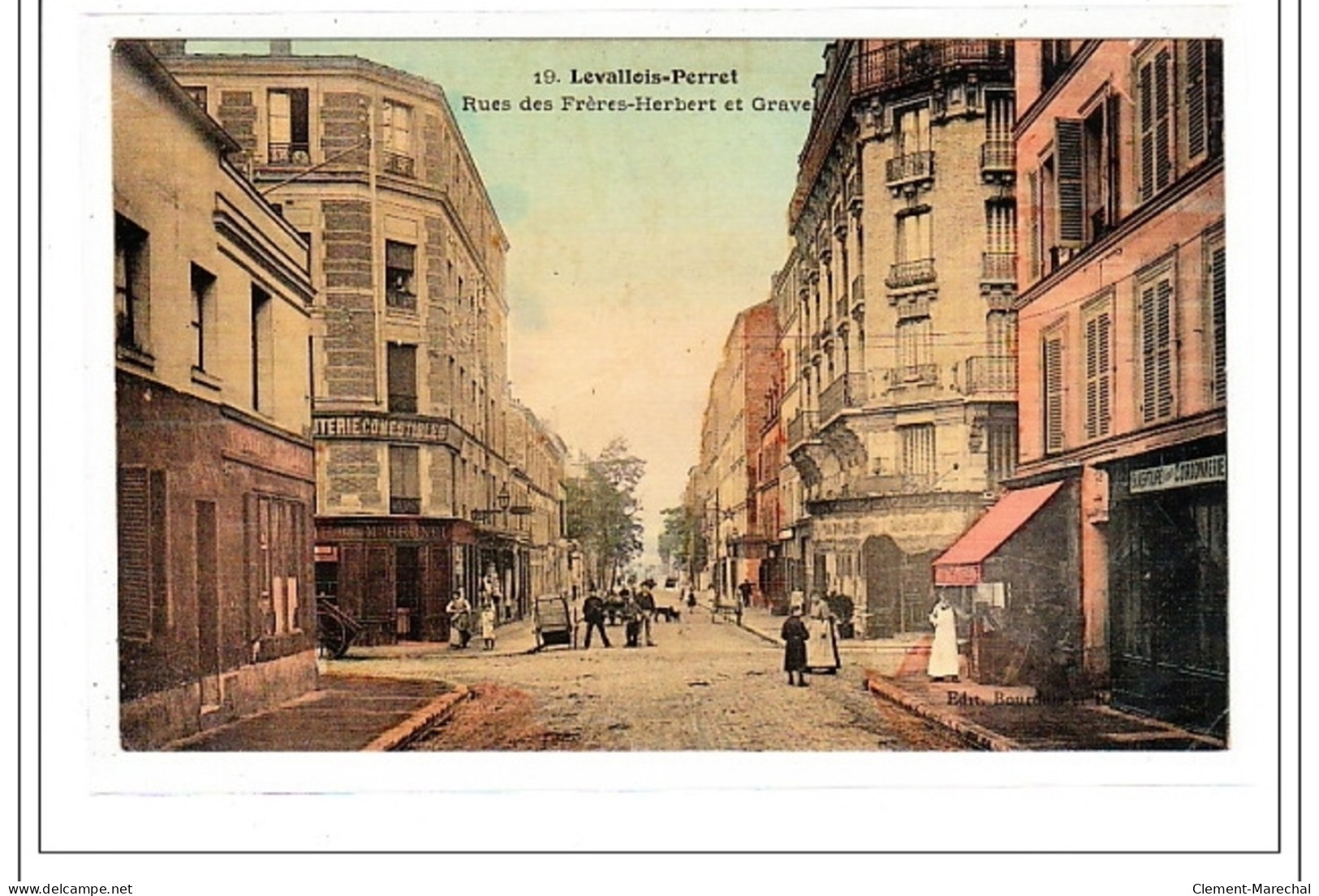 LEVALLOIS-PERROT : Rue Des Freres-hebert Et Grave - Tres Bon Etat - Sonstige & Ohne Zuordnung