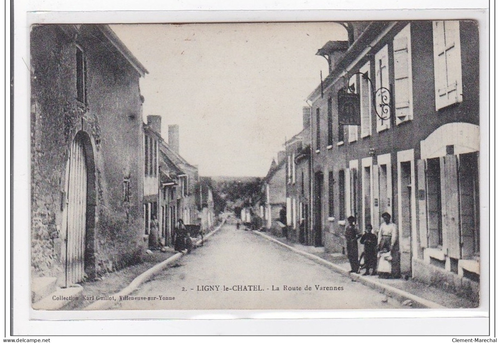 LIGNY-le-CHATEL : La Route De Varennes - Tres Bon Etat - Ligny Le Chatel