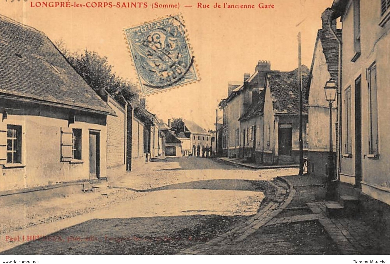 LONGPRE-les-CORPS-SAINTS : Rue De L'ancienne Gare - Tres Bon Etat - Sonstige & Ohne Zuordnung