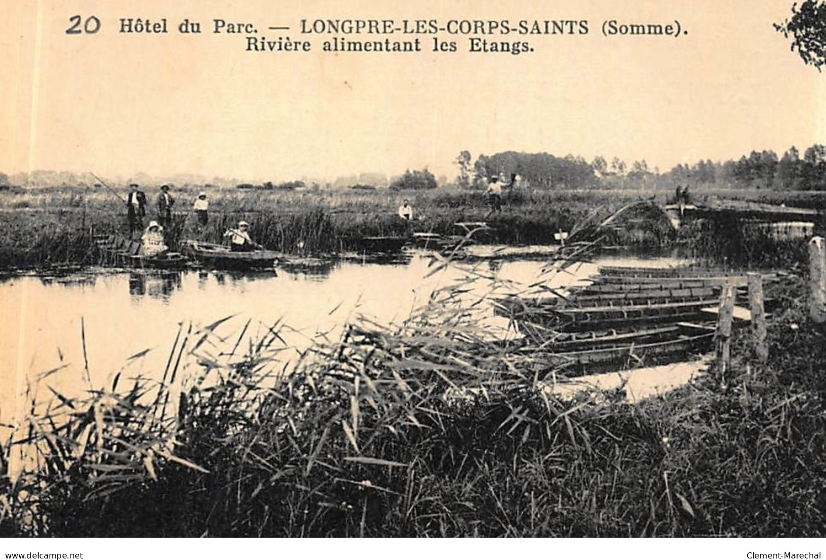 LONGPRE-les-CORPS-SAINTS : Riviere Alimentant Les Etangs - Tres Bon Etat - Sonstige & Ohne Zuordnung