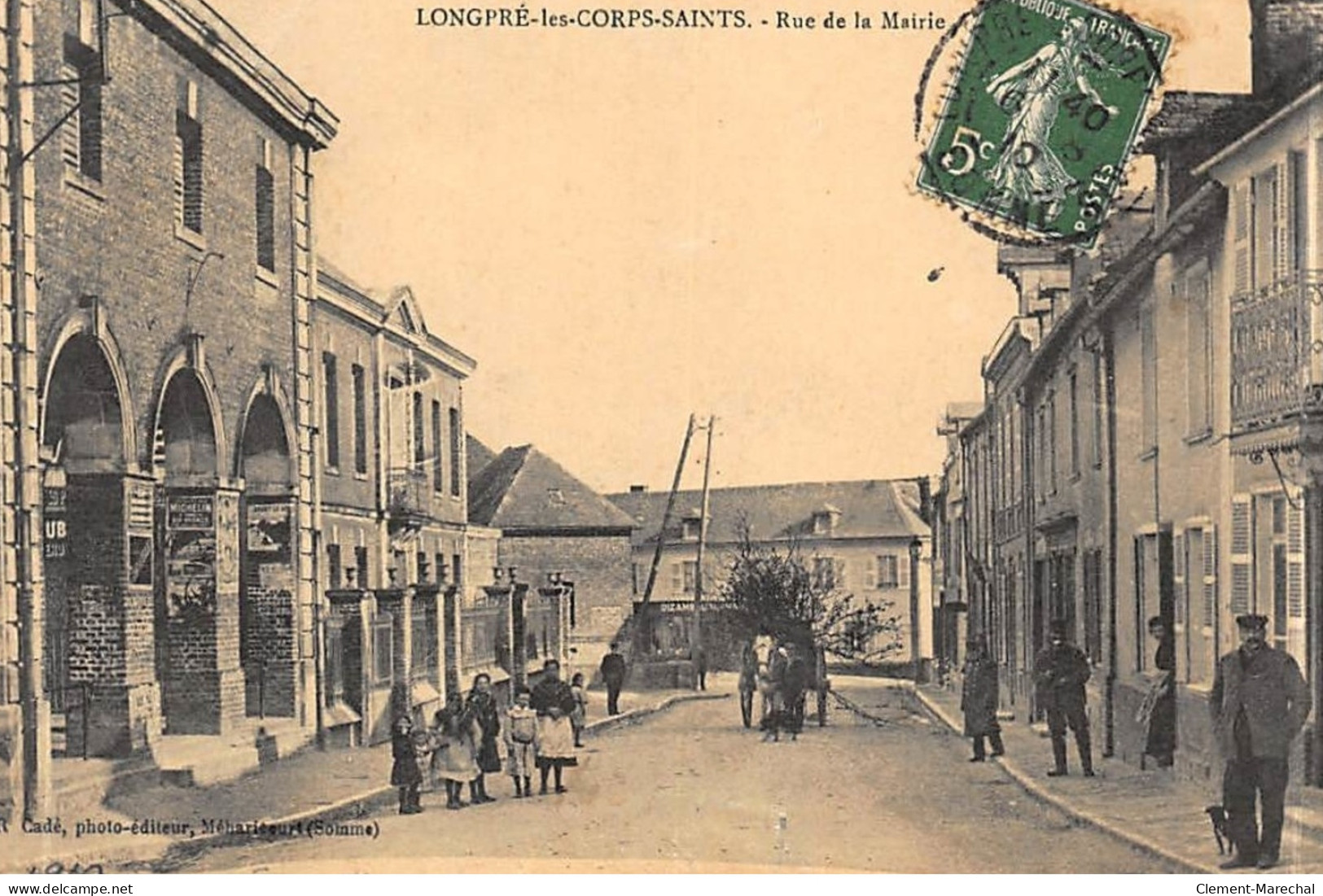 LONGPRE-les-CORPS-SAINTS : Rue De La Mairie - Etat - Sonstige & Ohne Zuordnung