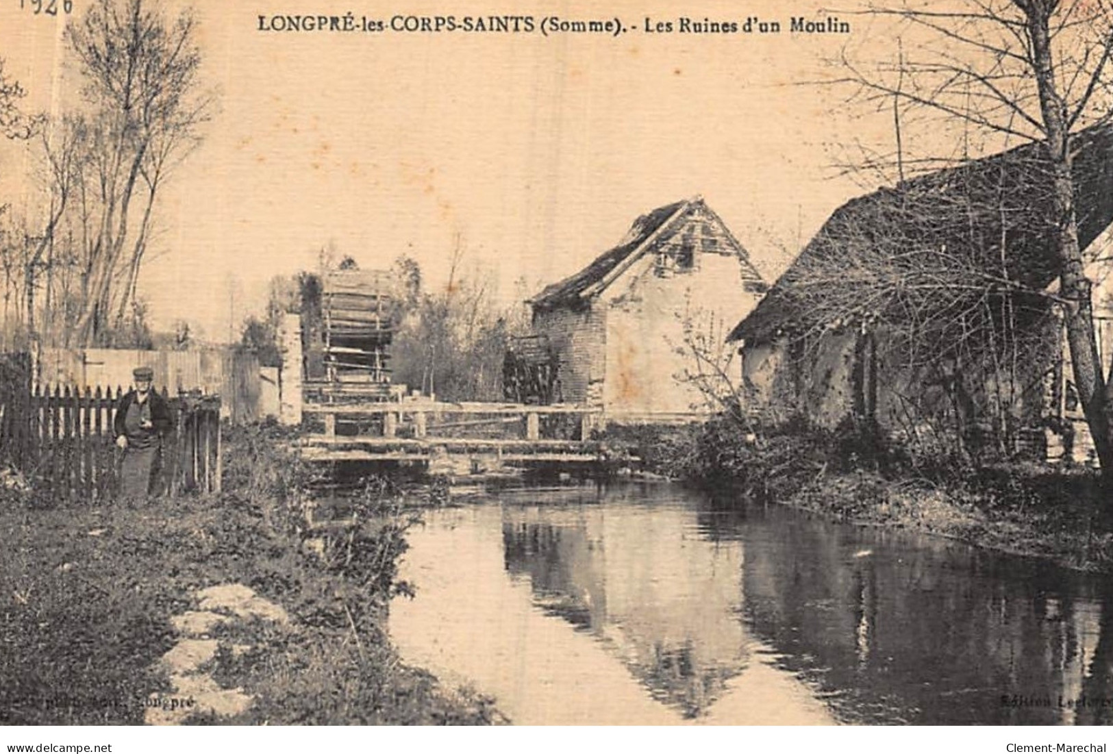 LONGPRE-les-CORPS-SAINTS : Les Ruines D'un Moulin - Tres Bon Etat - Sonstige & Ohne Zuordnung