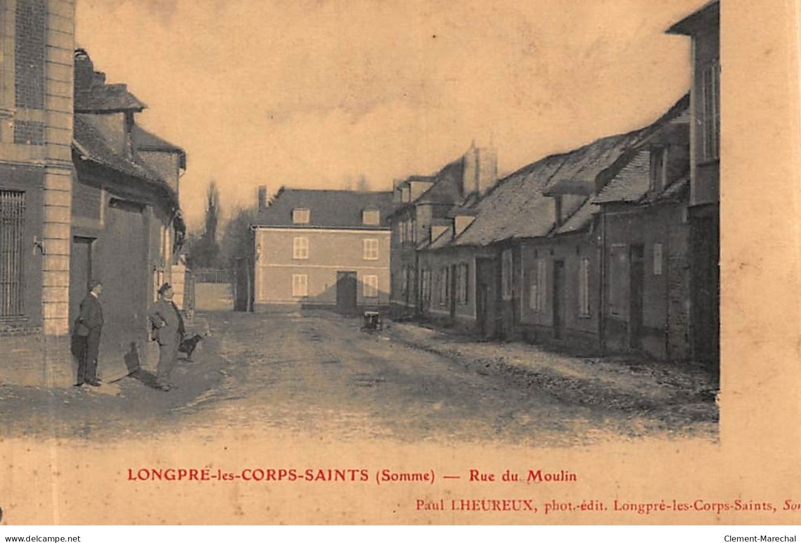 LONGPRE-les-CORPS-SAINTS : Rue Du Moulin - Tres Bon Etat - Sonstige & Ohne Zuordnung