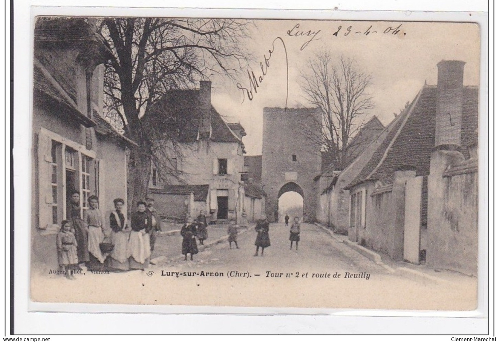 LURY-sur-ARNON : Tour Numero 2 Et Route De Reuilly - Tres Bon Etat - Autres & Non Classés