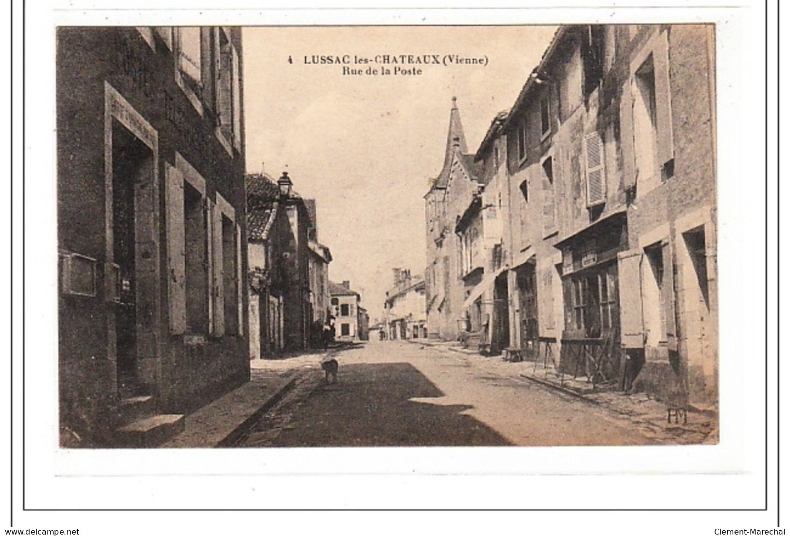 LUSSAC-les-CHATEAUX : Rue De La Poste - Tres Bon état - Other & Unclassified