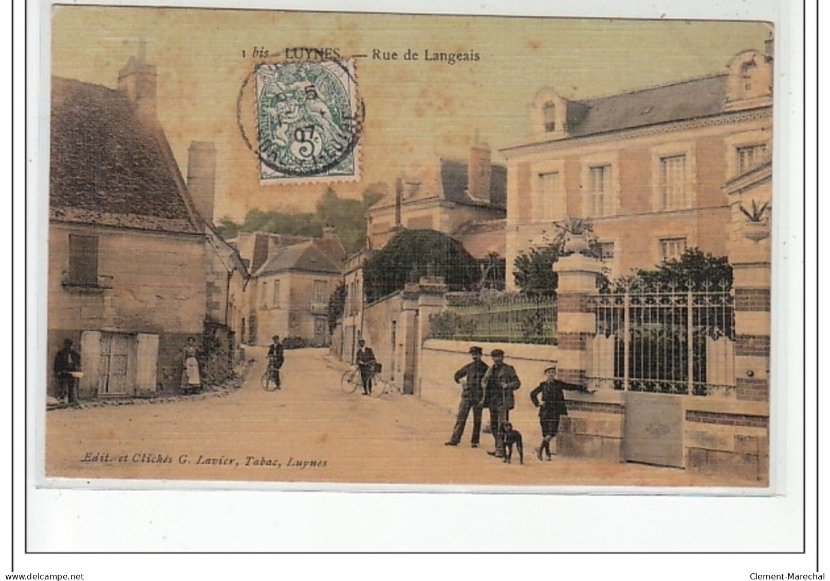 LUYNES - Rue De Langeais - état (traces) - Luynes