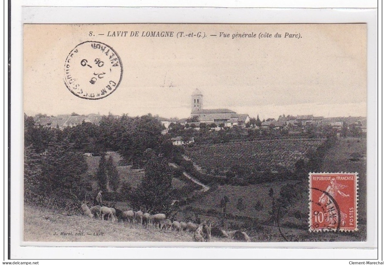 LAVIT-de-LAMOGNE : Vue Generale (cote Du Parc) - Tres Bon Etat - Otros & Sin Clasificación