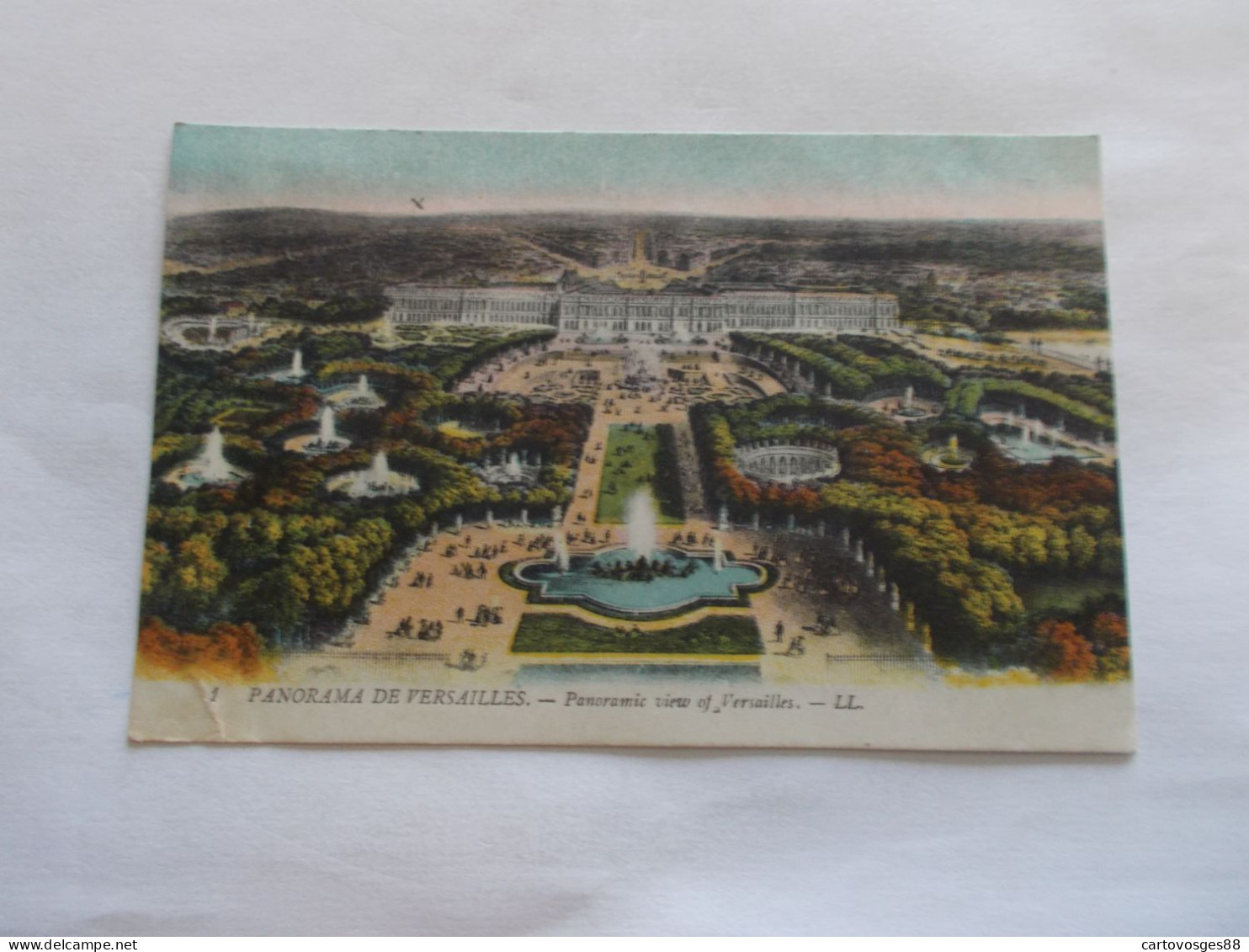 PANORAMA DE VERSAILLES ( 78 Yvelines ) PANORAMIC VIEW OF VERSAILLES VUE COLORISER 1920 - Versailles (Château)