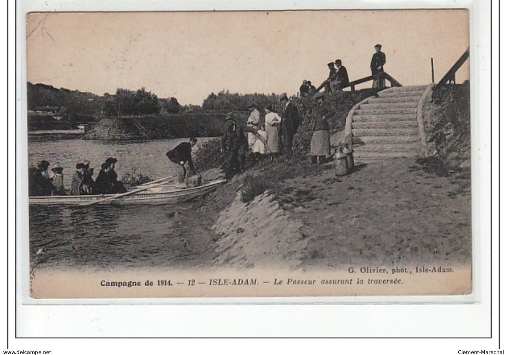 ISLE-ADAM - Le Passeur Assurant La Traversée - Très Bon état - L'Isle Adam