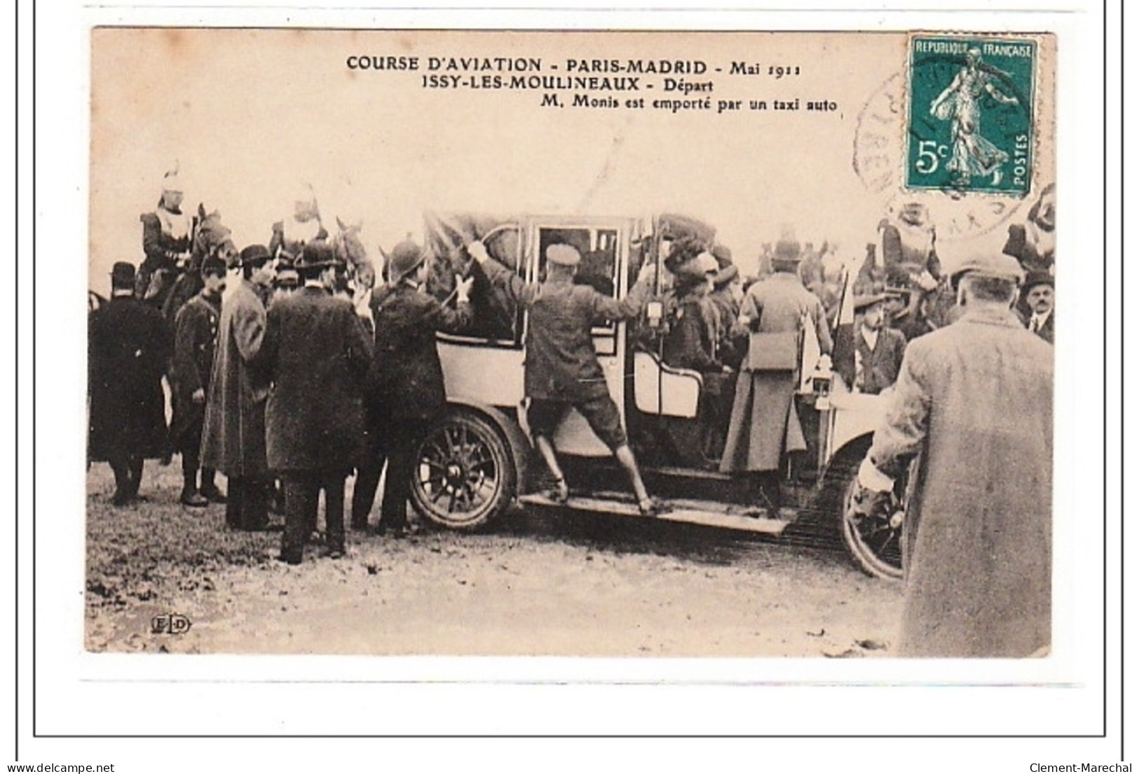 ISSY-les-MOULINEAUX : Course D'aviation - Paris-madrid Mai 1911, Depart - Tres Bon Etat - Sonstige & Ohne Zuordnung