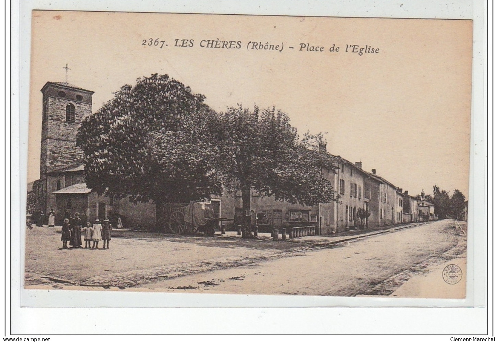 LES CHERES - Place De L'Eglise - Très Bon état - Sonstige & Ohne Zuordnung