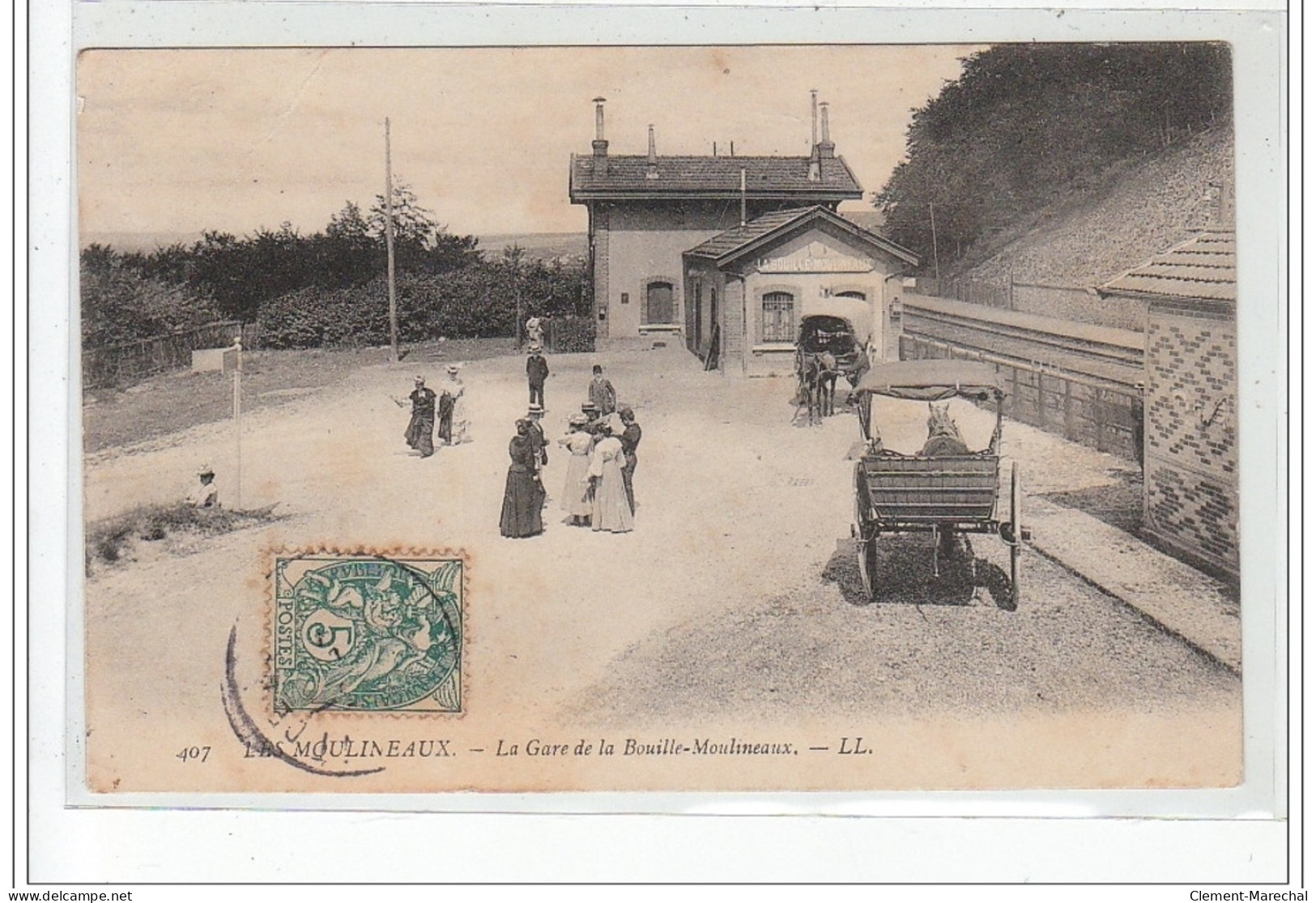 LES MOULINEAUX - La Gare De La Bouille-Les Moulineaux - Très Bon état - Sonstige & Ohne Zuordnung