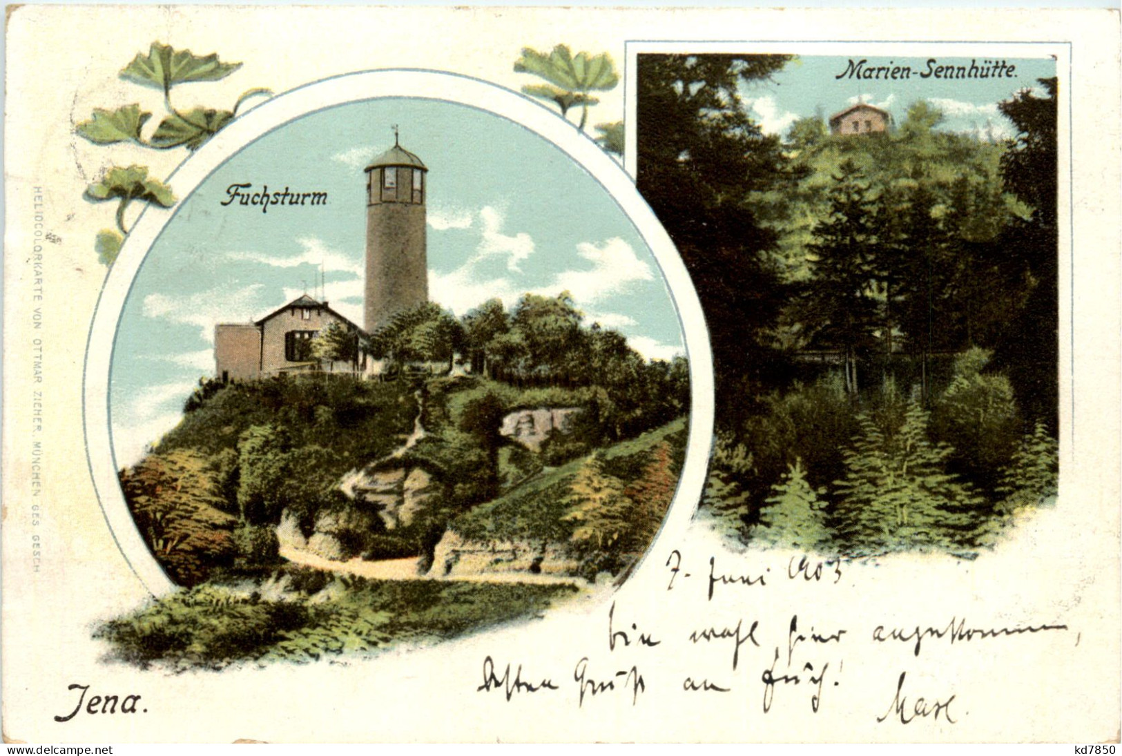 Jena, Fuchsturm, Marien-Sennhütte - Jena