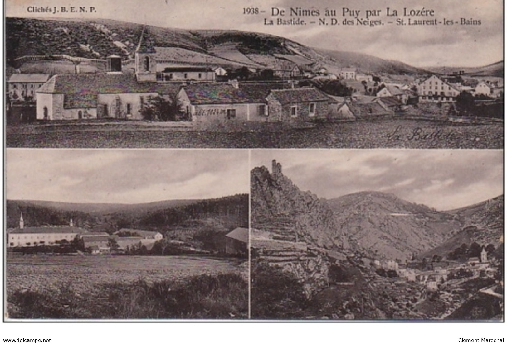 LA BASTIDE Et SAINT LAURENT LES BAINS Vers 1910 - Très Bon état - Otros & Sin Clasificación