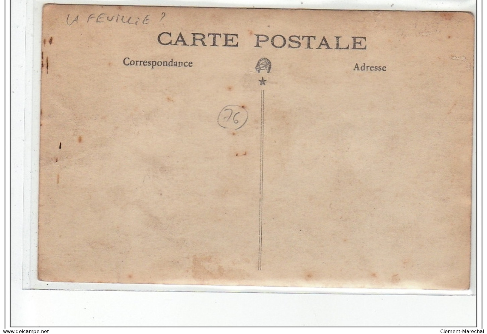 LA FEUILLIE ? : Carte Photo D'un Attelage - Très Bon état - Other & Unclassified