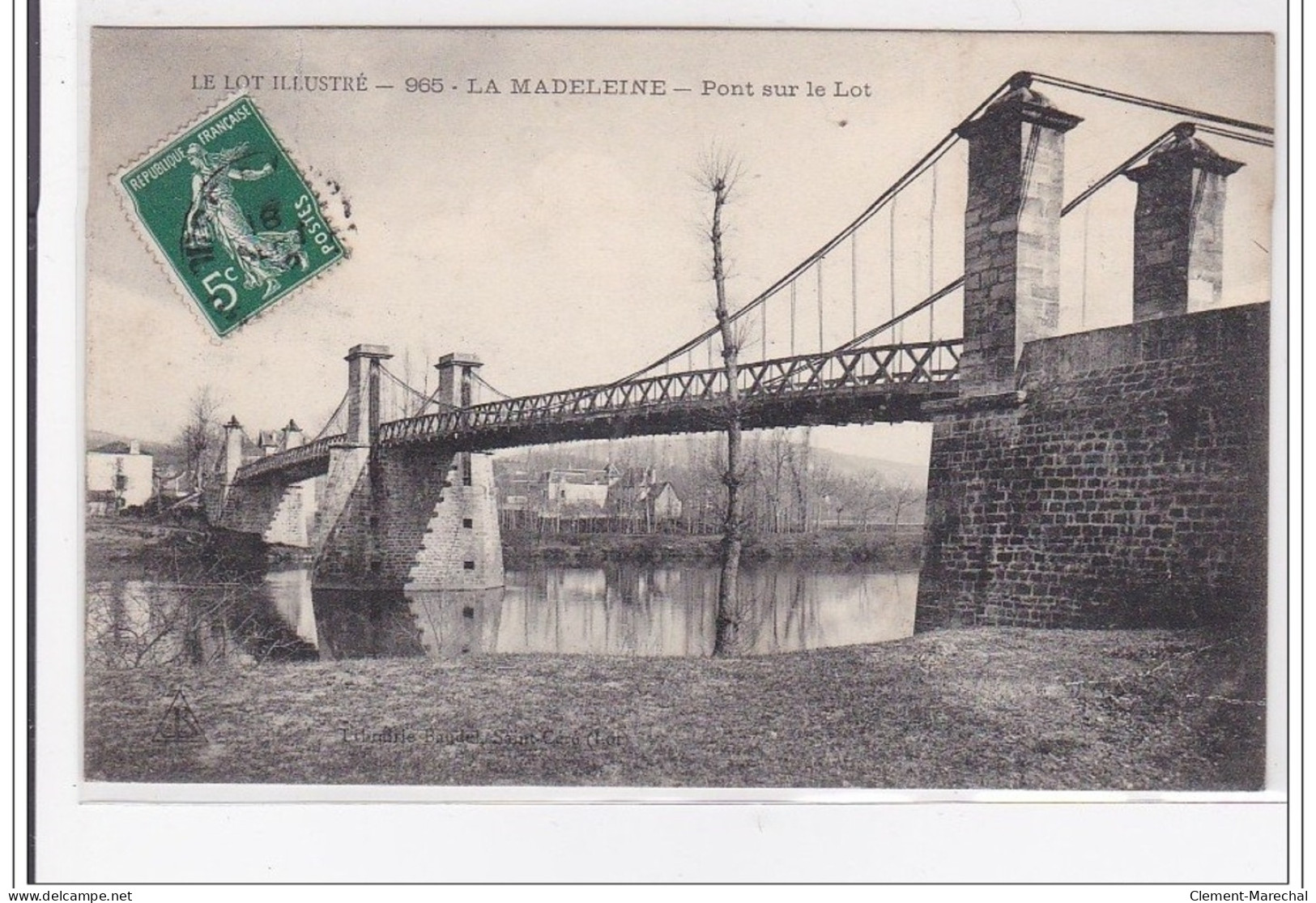 LA MADELAINE : Pont Sur Le Lot - Tres Bon Etat - Other & Unclassified