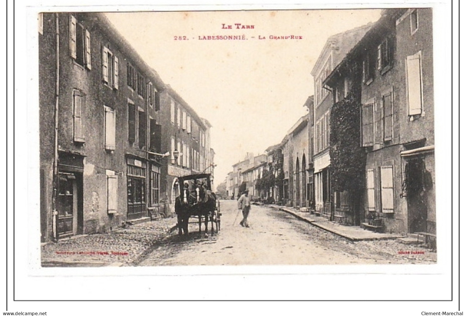 LABESSONNIE : La Grande Rue - Tres Bon état - Sonstige & Ohne Zuordnung